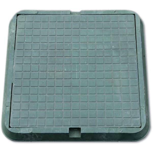 Люк полимерно-композитный 685 х 685 мм 1,5 т (зеленый) Агросток 25774